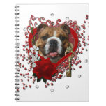 Valentines - Key to My Heart - Bulldog Notebooks