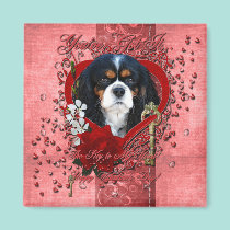 Valentines - Key to My Heart - Cavalier - Dark magnets