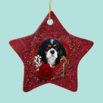Valentines - Key to My Heart - Cavalier - Dark ornaments