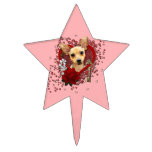 Valentines - Key to My Heart - Chihuahua - Daisy Cake Toppers