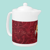 Valentines - Key to My Heart - Chow Chow - Cinny teapots