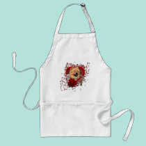 Valentines - Key to My Heart - Chow Chow - Cinny aprons