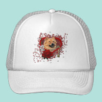 Valentines - Key to My Heart - Chow Chow - Cinny hats