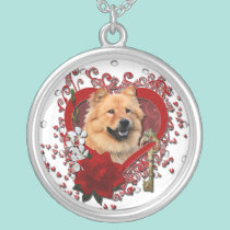 Valentines - Key to My Heart - Chow Chow - Cinny necklaces