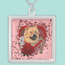 Valentines - Key to My Heart - Chow Chow - Cinny necklaces