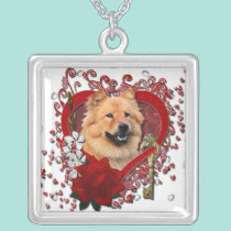 Valentines - Key to My Heart - Chow Chow - Cinny necklaces