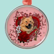 Valentines - Key to My Heart - Chow Chow - Cinny ornaments