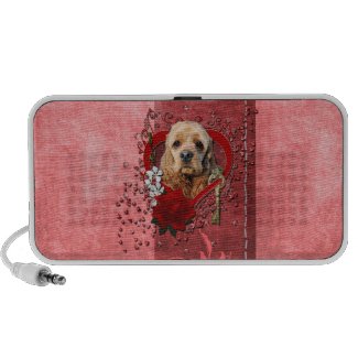 Valentines - Key to My Heart - Cocker Spaniel doodle