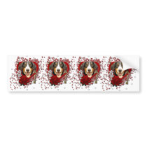 Valentines - Key to My Heart - Entlebucher - Eiger Bumper Sticker