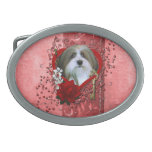 Valentines - Key to My Heart - Havenese Belt Buckle
