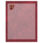 Valentines - Key to My Heart - Irish Setter Personalized Letterhead