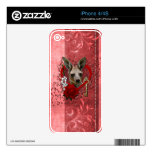Valentines - Key to My Heart - Kangaroo Decal For The iPhone 4S