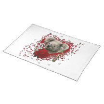 Valentines - Key to My Heart - Koala Bear Placemat