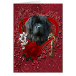 Valentines - Key to My Heart - Newfoundland Card
