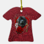 Valentines - Key to My Heart - Newfoundland Christmas Tree Ornament