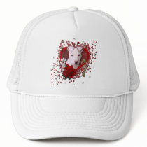 Valentines - Key to My Heart - Pitbull - Petey Mesh Hat