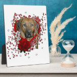 Valentines - Key to My Heart - Rhodesian Ridgeback Plaques