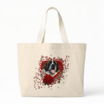 Valentines - Key to My Heart - Saint Bernard - Mae Tote Bag