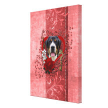 Valentines - Key to My Heart - Swissie Canvas Prints