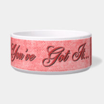 Valentines - Key to My Heart - Yorkshire Terrier Dog Bowls