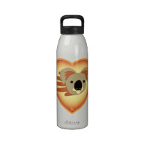 Valentine's Koala Bottle Water Bottle