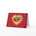 Valentine's Koala card