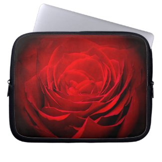 Valentine's Laptop Sleeve Red Rose