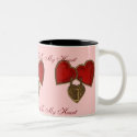 Valentine's Locked Hearts & Key Verse Mug by kimmyklassickorner Valentine's Locked Hearts & Key Verse Mug