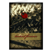 Valentine's Love Locked Forever Card