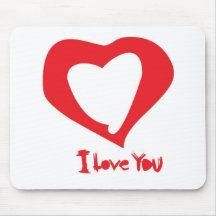 valentines love mouse pad