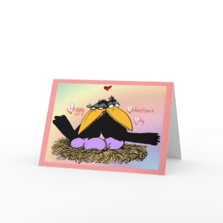 Valentine's Love Nest card