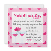 Valentine's Martinis- the Valentinis! invitation