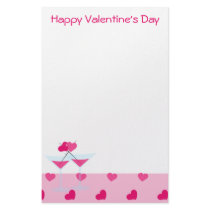 Valentine's Martinis- the Valentinis! stationery by trennea Valentine's Martinis- the Valentinis! stationery