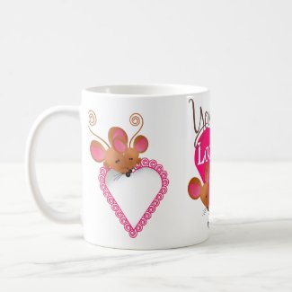 Valentine's Mouse Mug mug