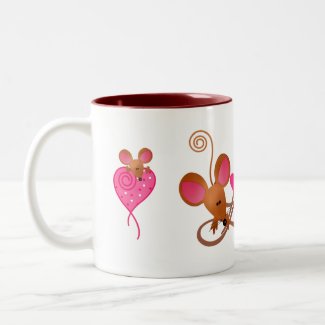 Valentine's Mouse Mug mug