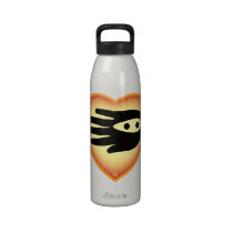 Valentine's Ninja bottle Water Bottles