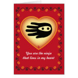 Valentine's Ninja card