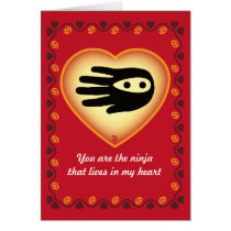 Valentine's Ninja card