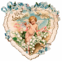 Valentines Ornament Card and Gift - With Love photo sculptures
