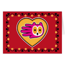 Valentine's Owl card