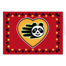 Valentine's Panda Card