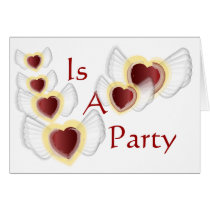 Valentine's Party Invitation- Customized cards