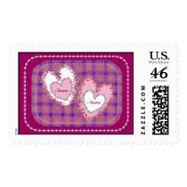 Valentine's Petal Hearts Scrapbook Style stamps