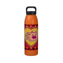 Valentine's Pig bottle Reusable Water Bottles
