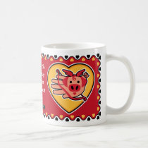 Valentine's Pig Cupid Cupig mug