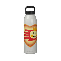 Valentine's Princess bottle Reusable Water Bottles