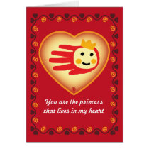 Valentine's Princess card