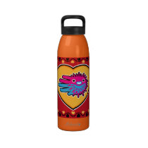 Valentine's Puffer Fish bottle Reusable Water Bottle