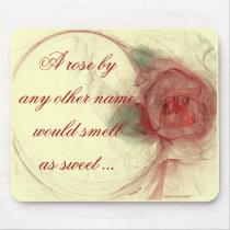 VALENTINE'S ROSE mousepads