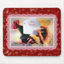 Valentine's Rose Mousepad